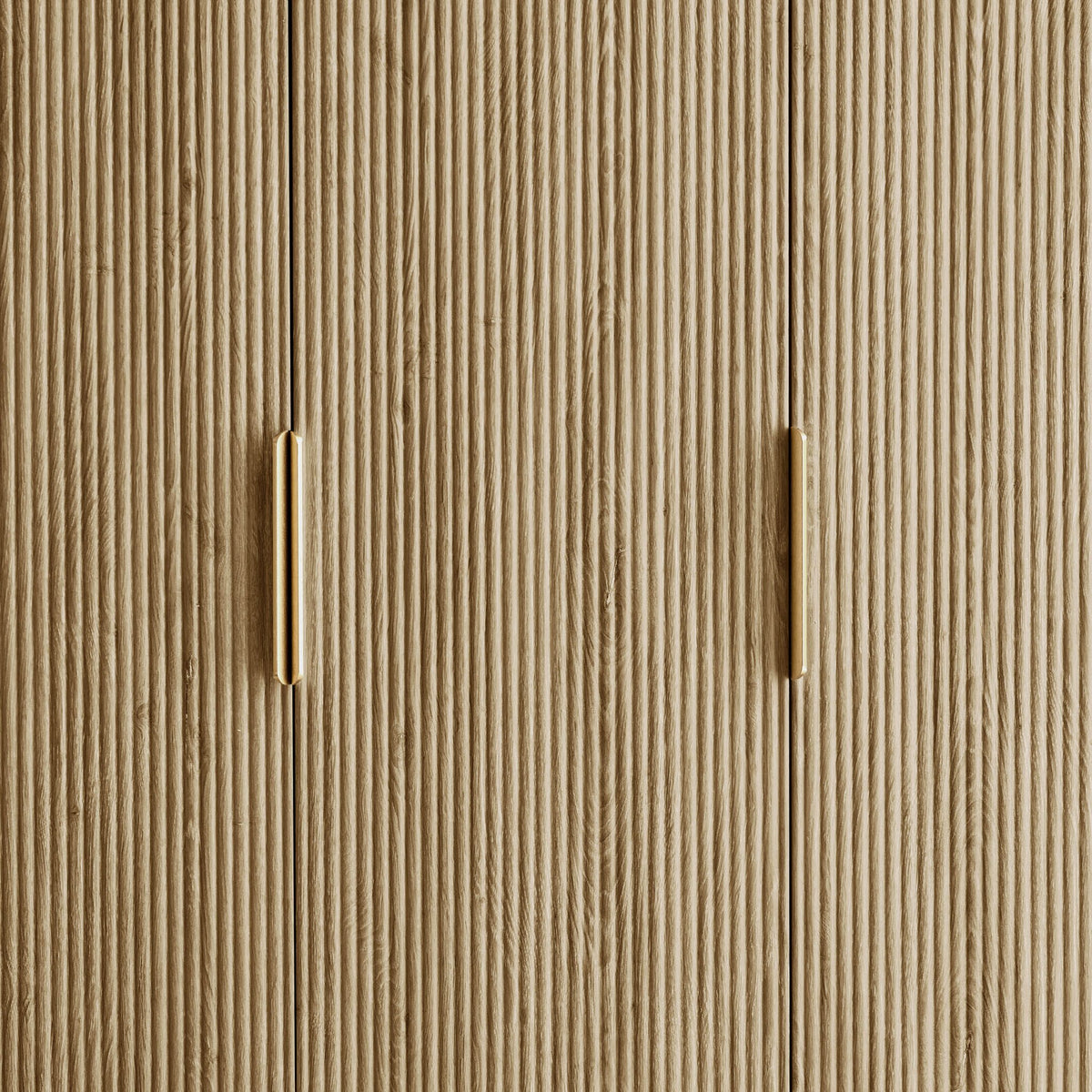 Hattie 3 Door Wardrobe - Light Wood - DUSK