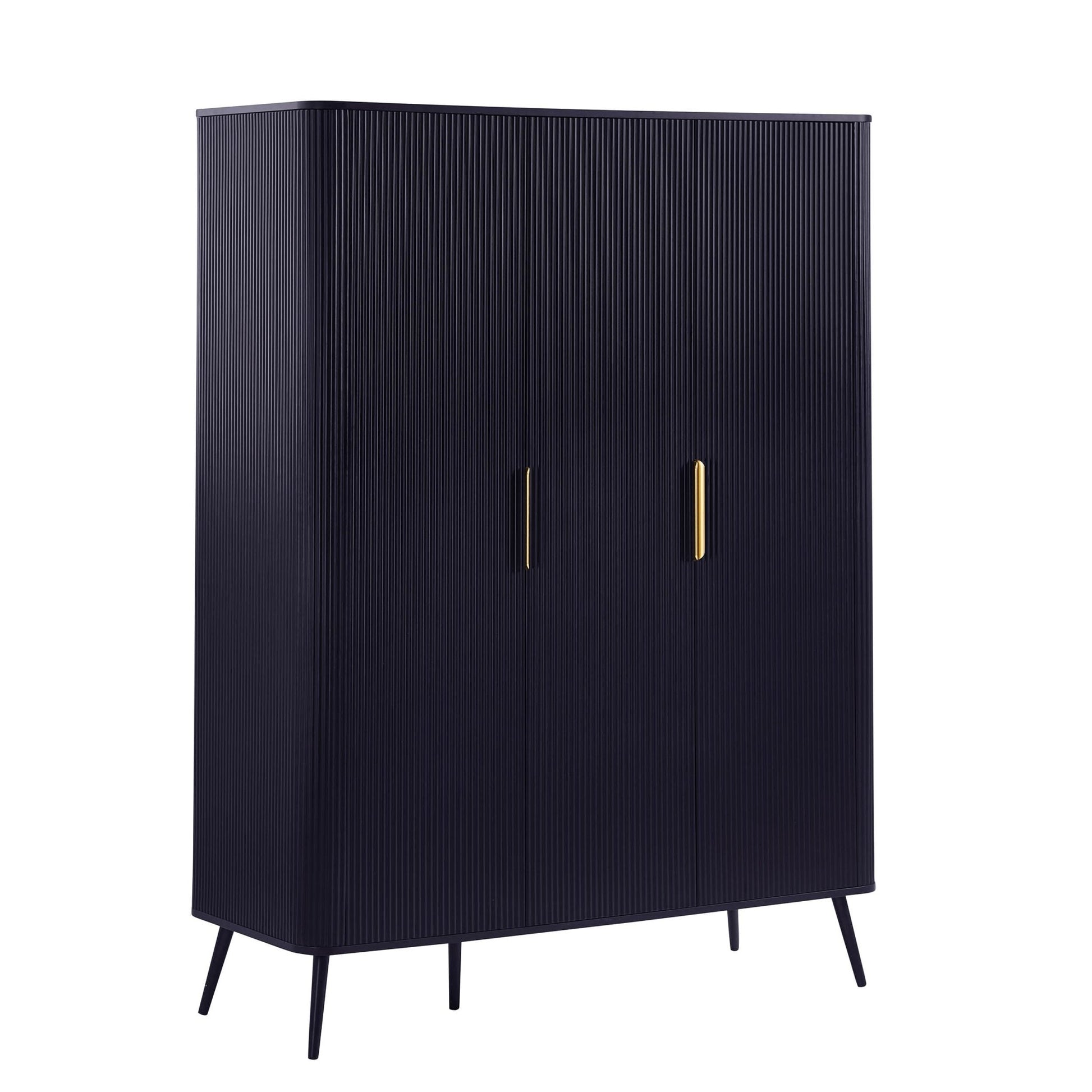 Hattie 3 Door Wardrobe - Midnight - DUSK