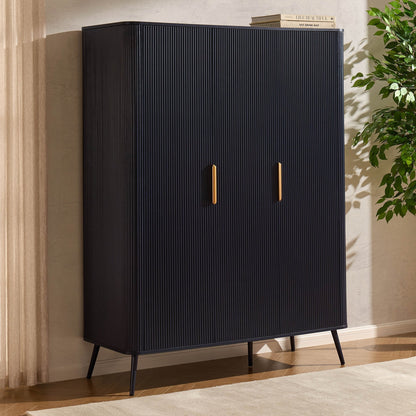 Hattie 3 Door Wardrobe - Midnight - DUSK