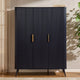 Hattie 3 Door Wardrobe - Midnight - DUSK