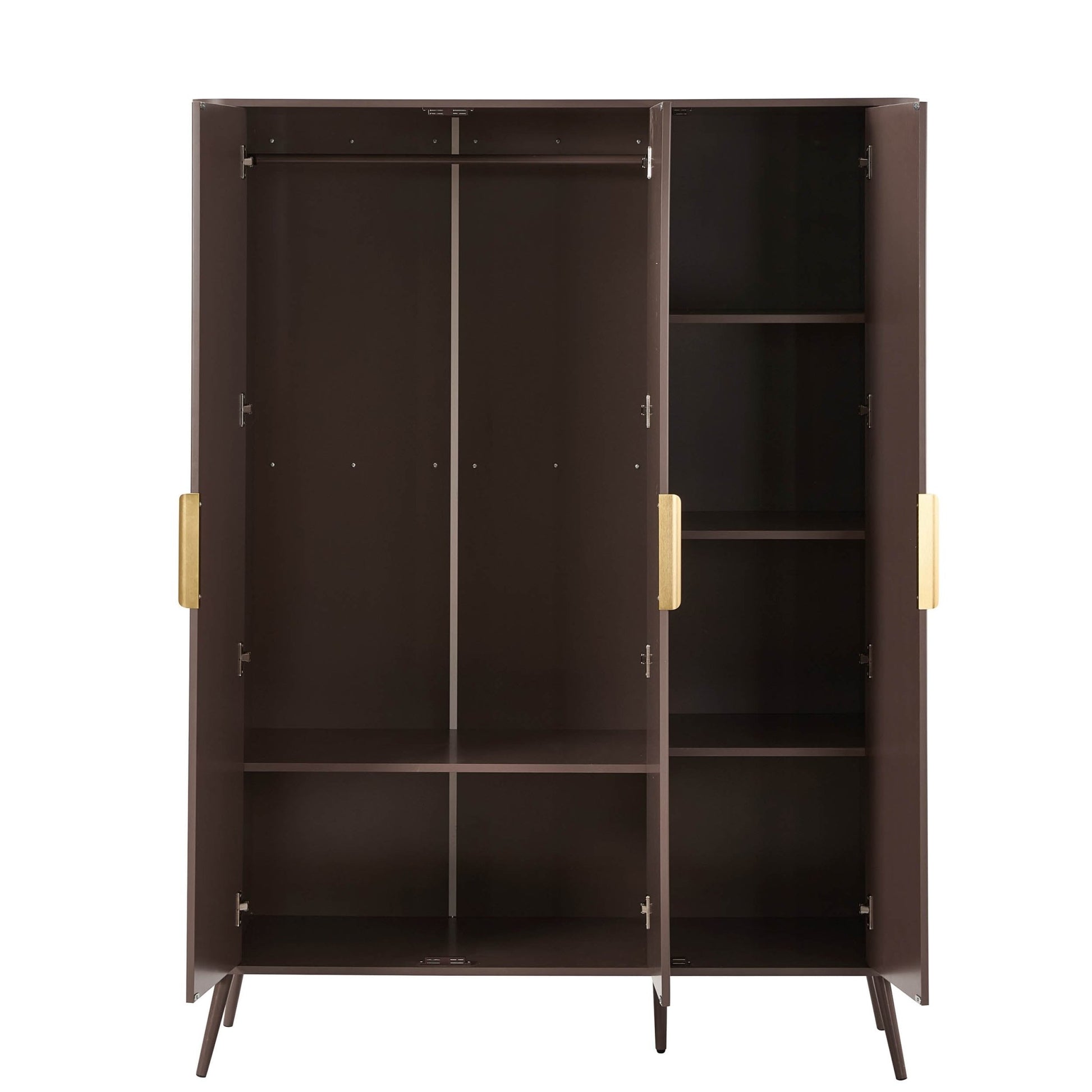 Hattie 3 Door Wardrobe - Mocha - DUSK