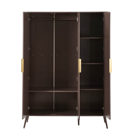 Hattie 3 Door Wardrobe - Mocha - DUSK
