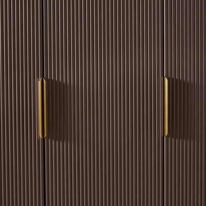 Hattie 3 Door Wardrobe - Mocha - DUSK