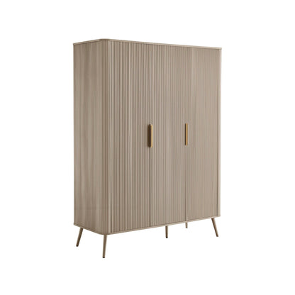 Hattie 3 Door Wardrobe - Taupe - DUSK