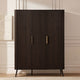 Hattie 3 Door Wardrobe - Walnut - DUSK