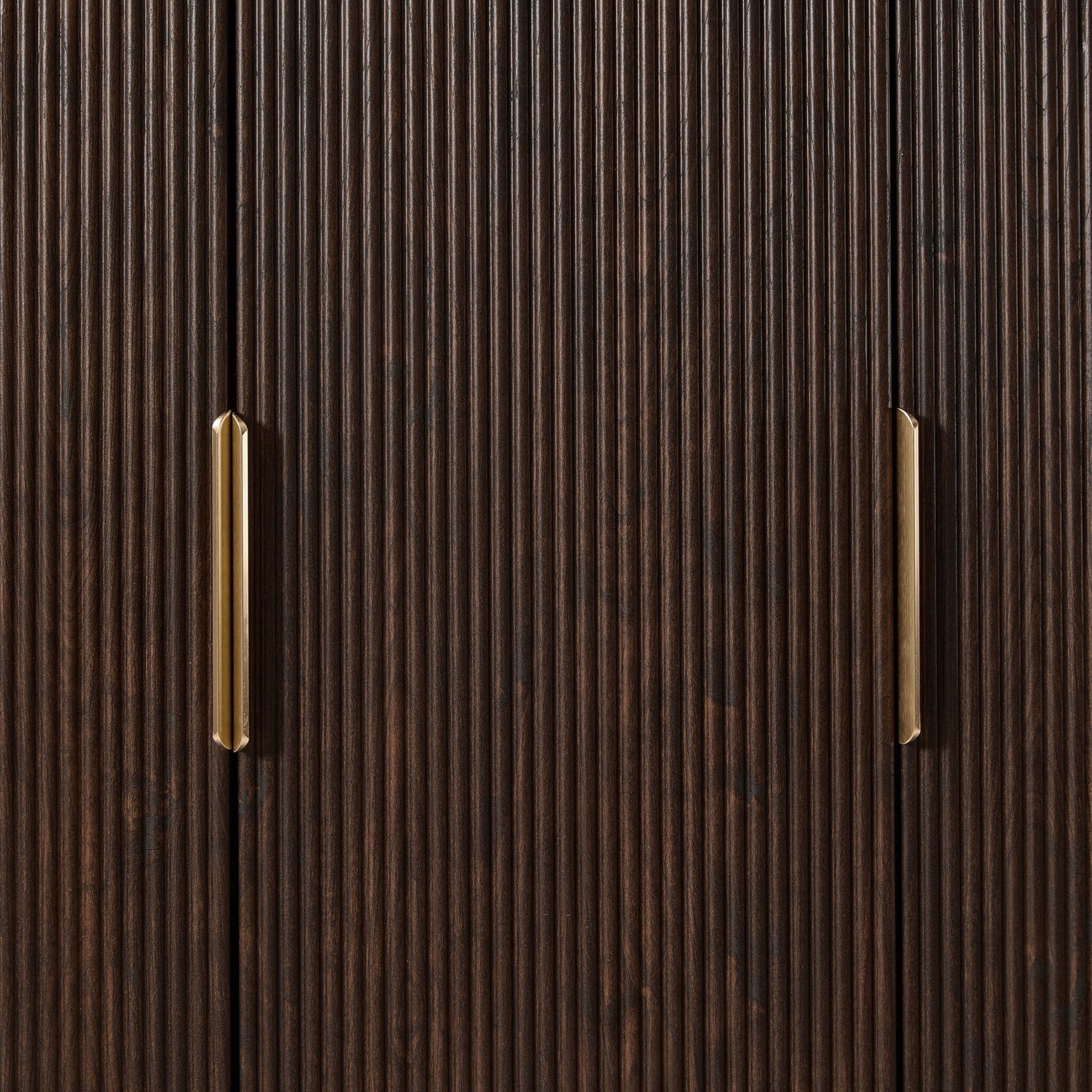 Hattie 3 Door Wardrobe - Walnut - DUSK