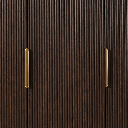 Hattie 3 Door Wardrobe - Walnut - DUSK