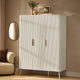 Hattie 3 Door Wardrobe - Warm White - DUSK