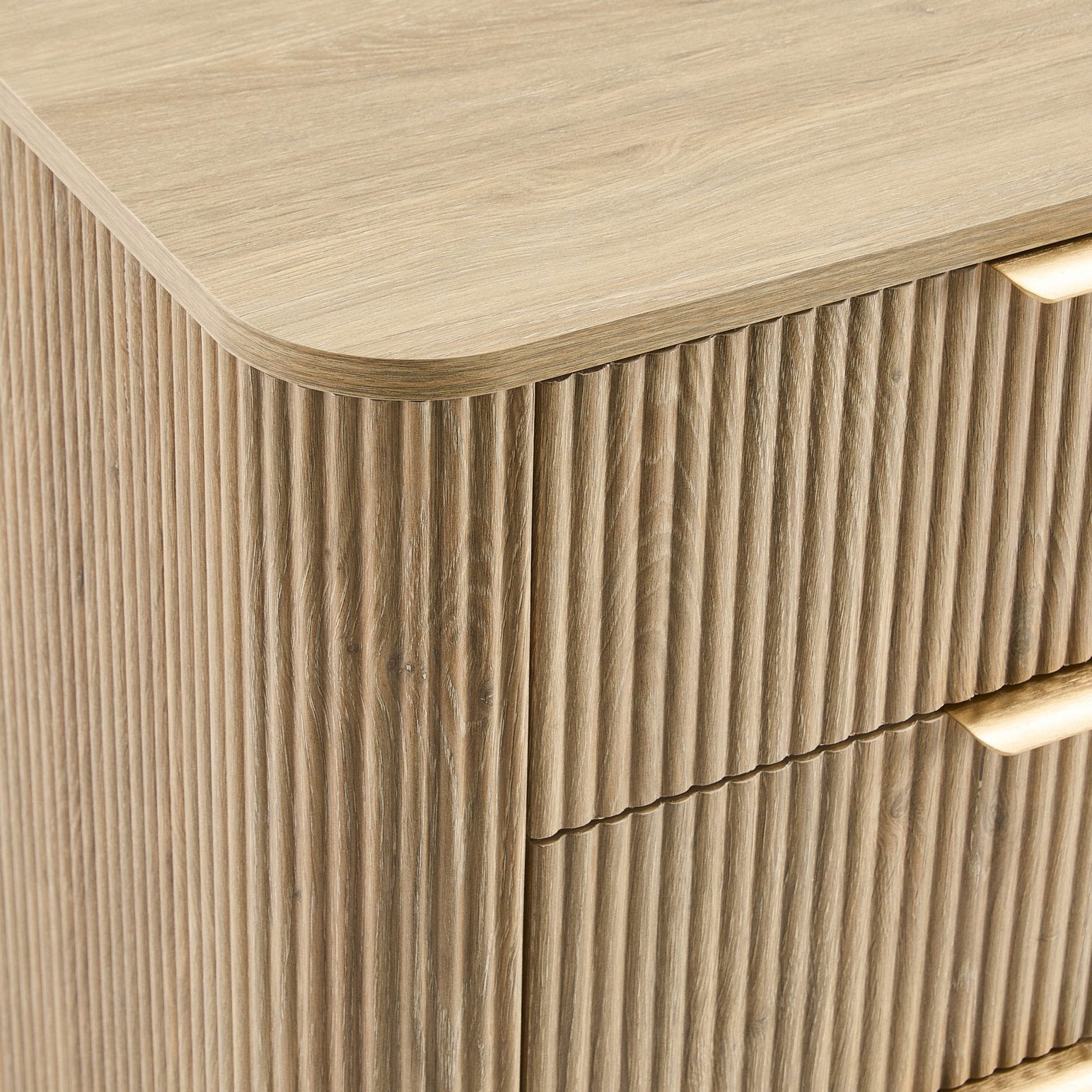 Hattie 3 Drawer Chest - Light Wood - DUSK