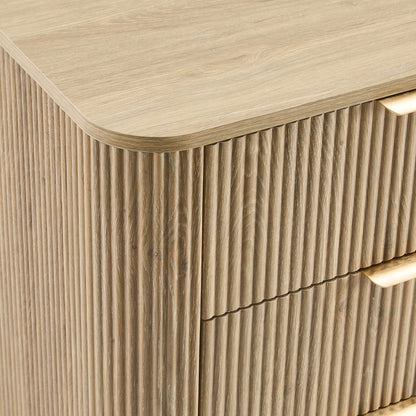 Hattie 3 Drawer Chest - Light Wood - DUSK