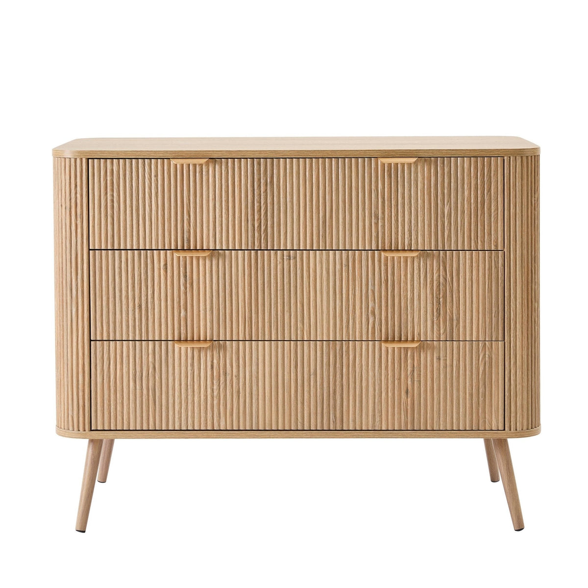 Hattie 3 Drawer Chest - Light Wood - DUSK