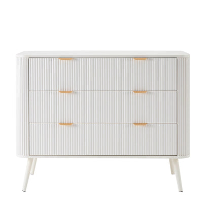 Hattie 3 Drawer Chest - Warm White - DUSK