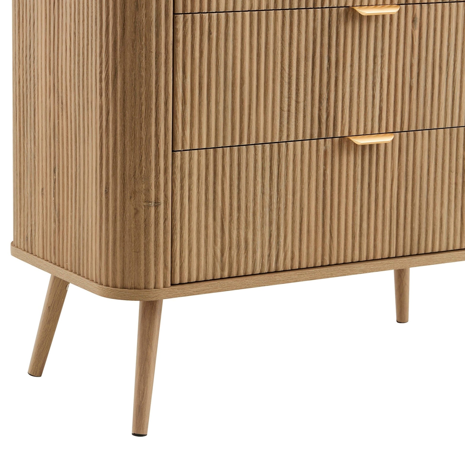 Hattie 3 Drawer Small Chest - Light Wood - DUSK