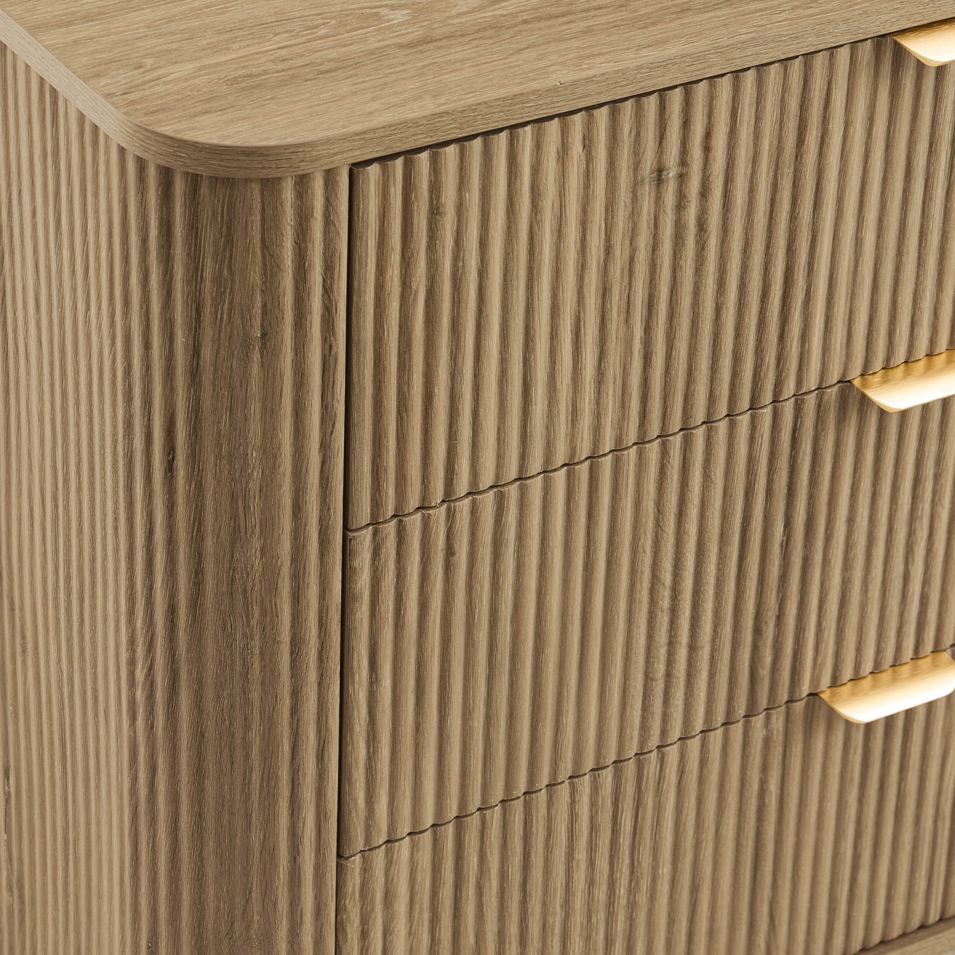 Hattie 3 Drawer Small Chest - Light Wood - DUSK