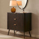 Hattie 3 Drawer Small Chest - Walnut - DUSK