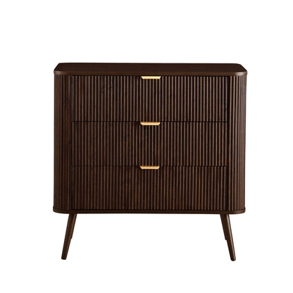 Hattie 3 Drawer Small Chest - Walnut - DUSK
