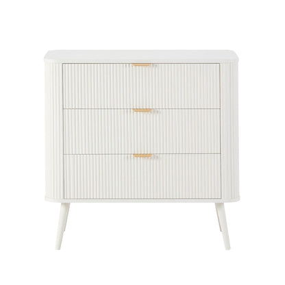 Hattie 3 Drawer Small Chest - Warm White - DUSK