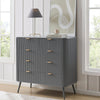 Hattie 5 Drawer Chest - Light Grey - DUSK