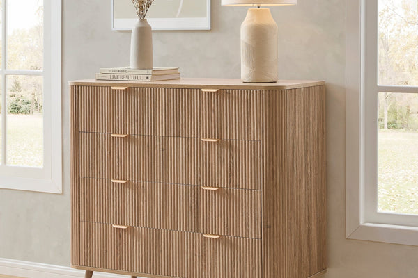 Hattie 5 Drawer Chest - Light Wood - DUSK