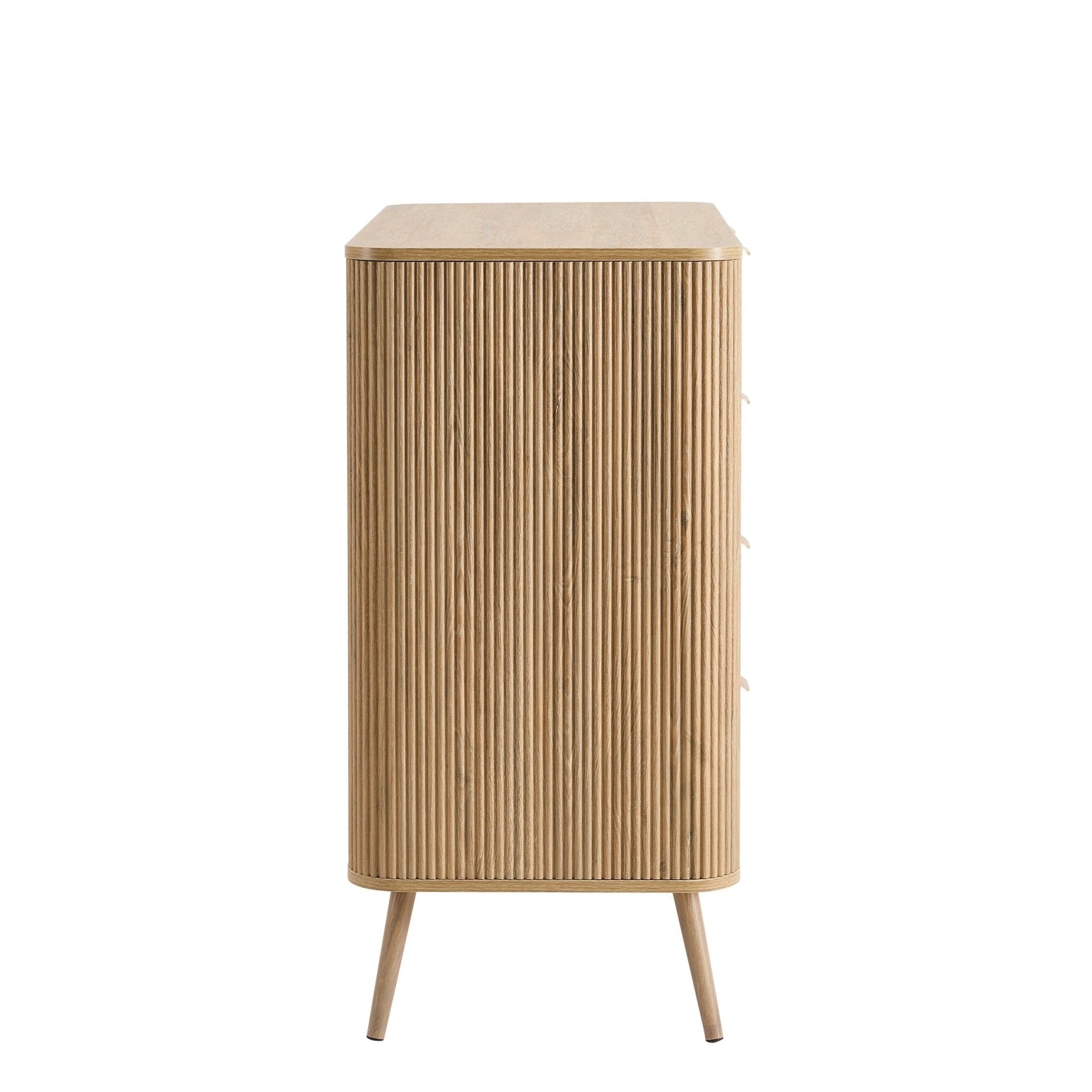 Hattie 5 Drawer Chest - Light Wood - DUSK