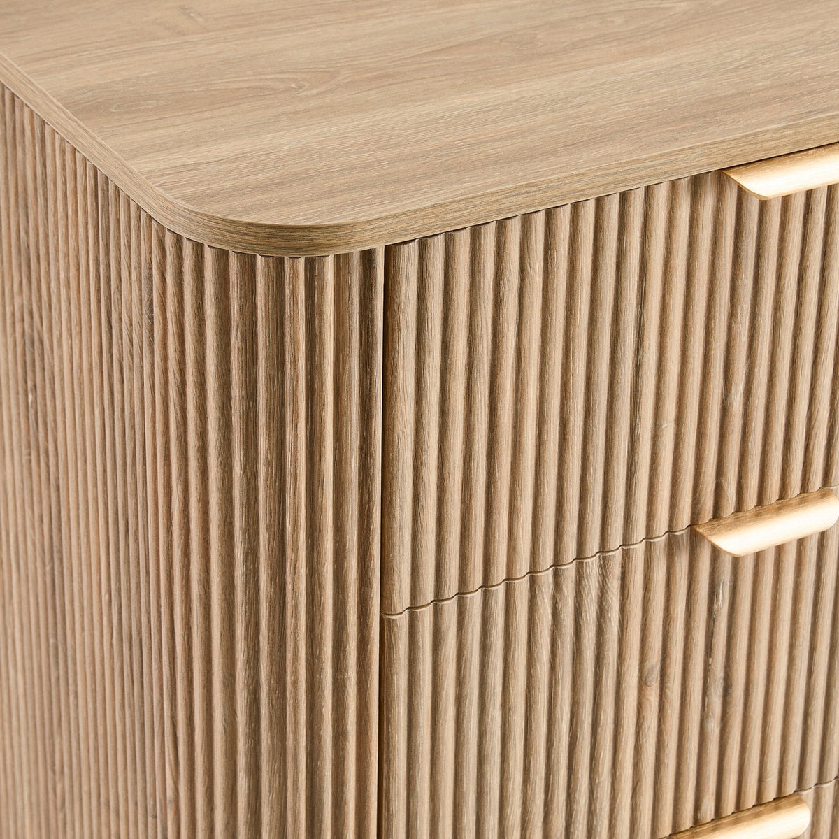 Hattie 5 Drawer Chest - Light Wood - DUSK