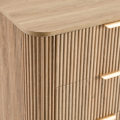 Hattie 5 Drawer Chest - Light Wood - DUSK