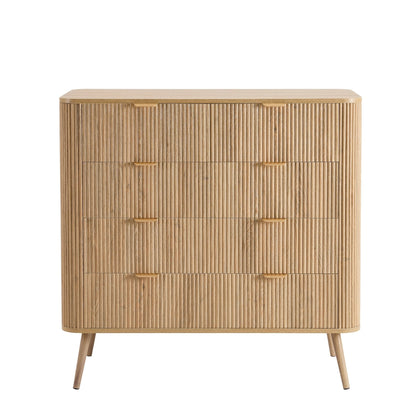 Hattie 5 Drawer Chest - Light Wood - DUSK