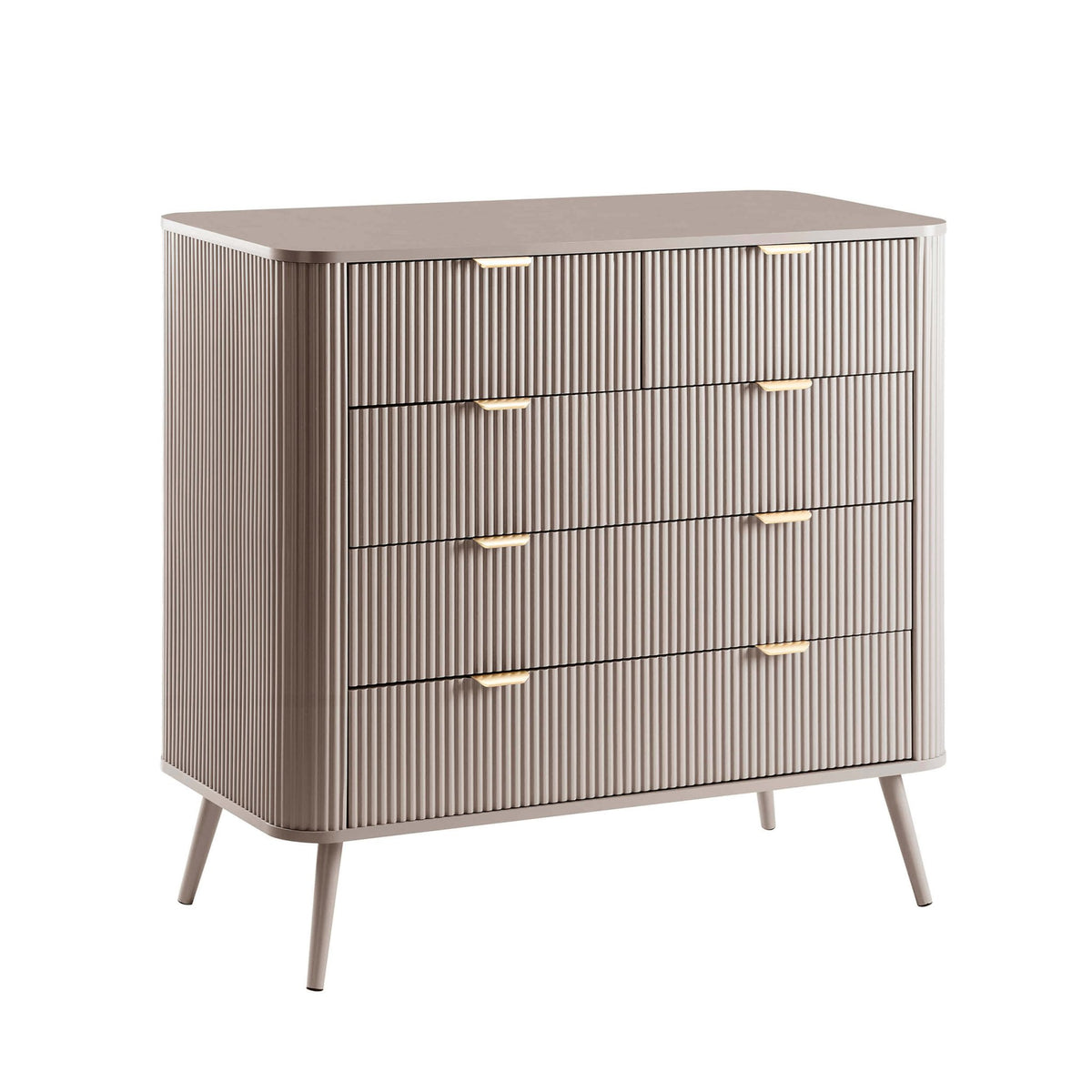 Hattie 5 Drawer Chest - Taupe - DUSK