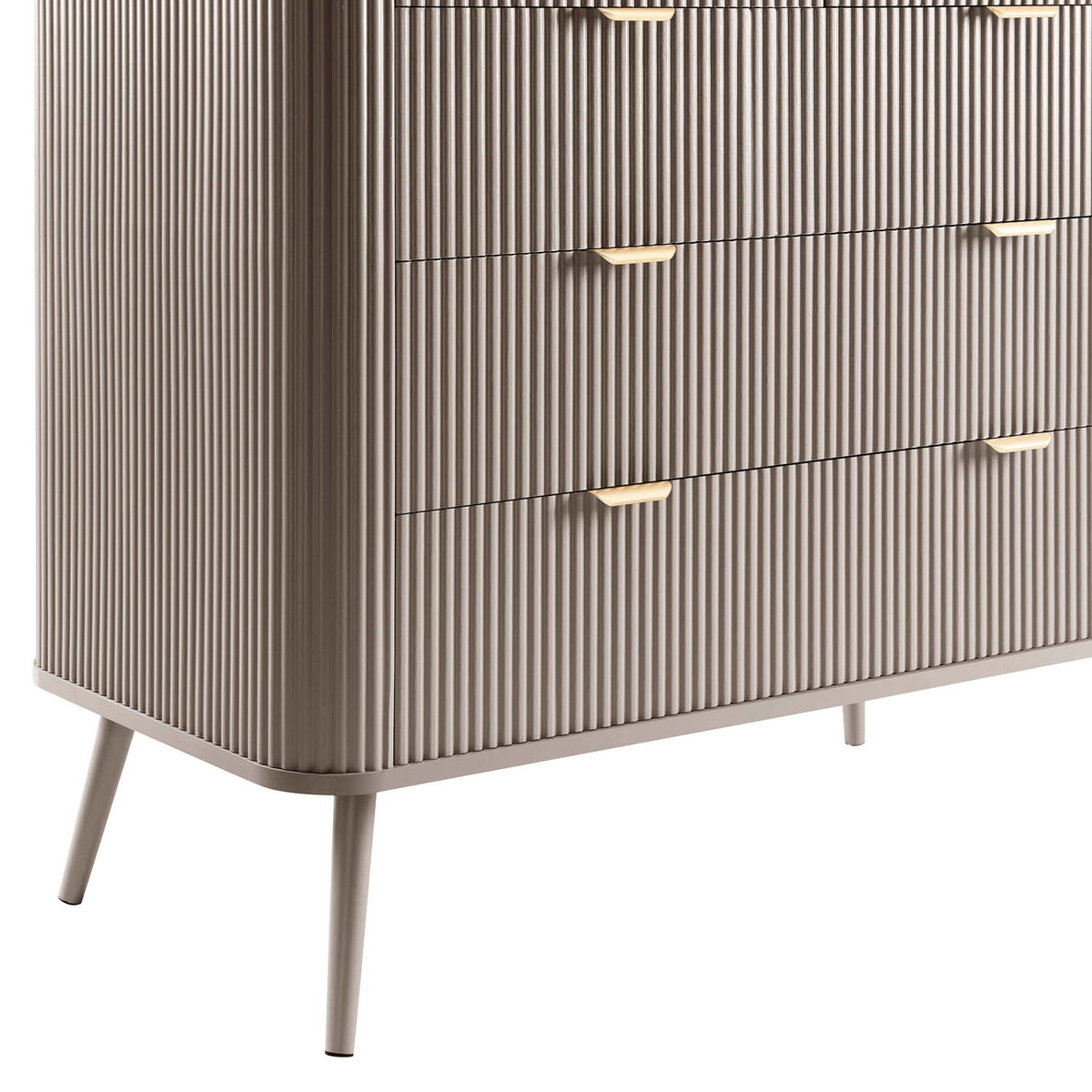 Hattie 5 Drawer Chest - Taupe - DUSK