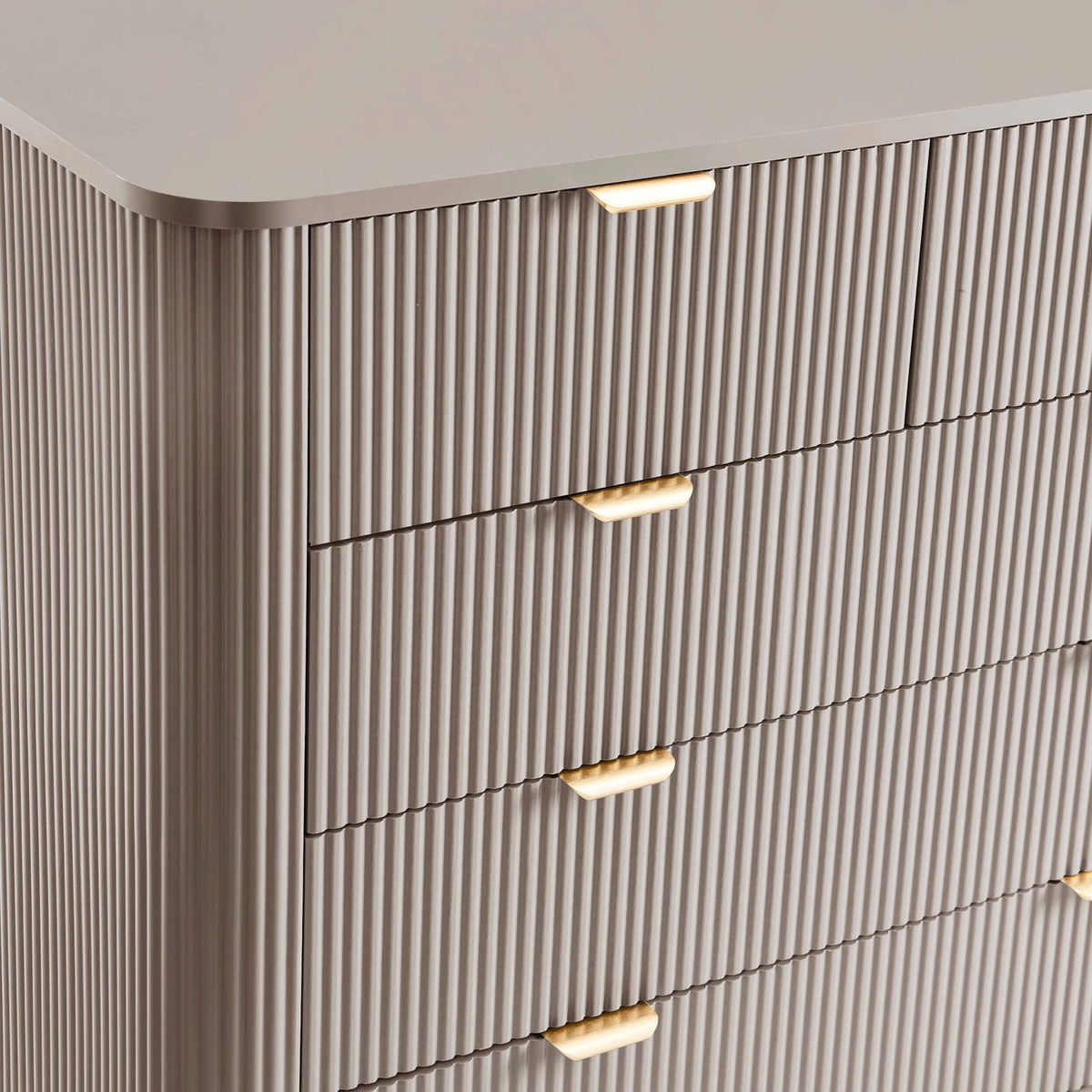 Hattie 5 Drawer Chest - Taupe - DUSK