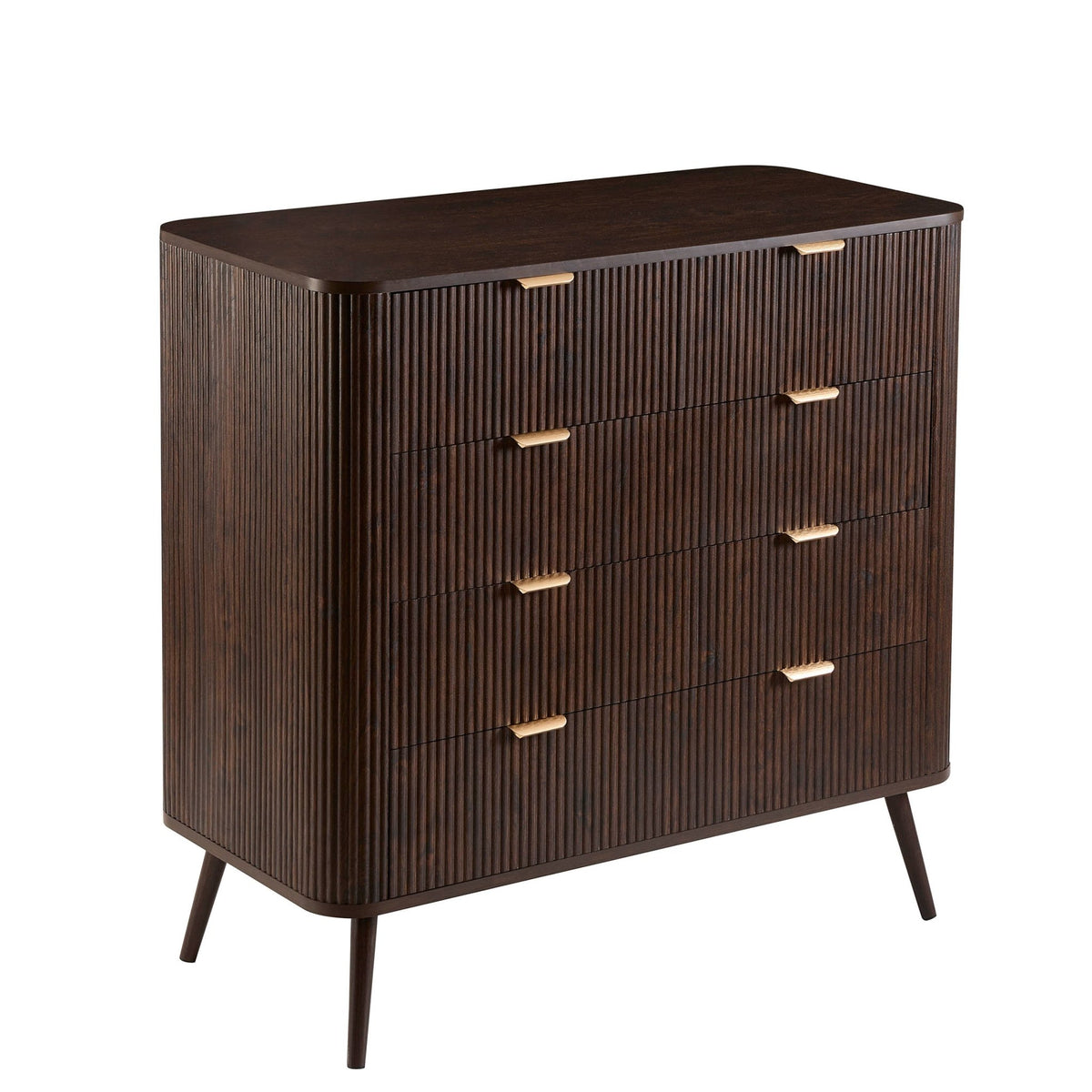 Hattie 5 Drawer Chest - Walnut - DUSK