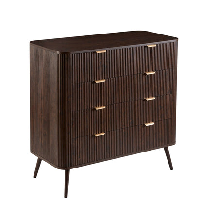 Hattie 5 Drawer Chest - Walnut - DUSK