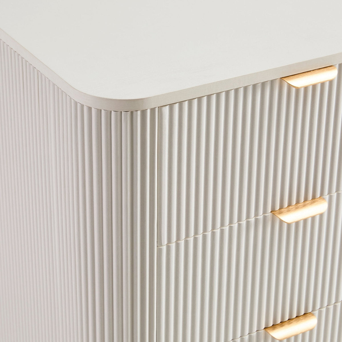 Hattie 5 Drawer Chest - Warm White - DUSK