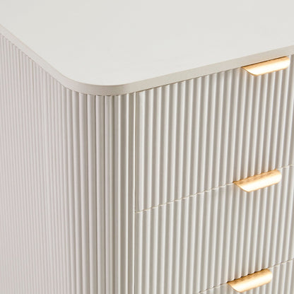 Hattie 5 Drawer Chest - Warm White - DUSK