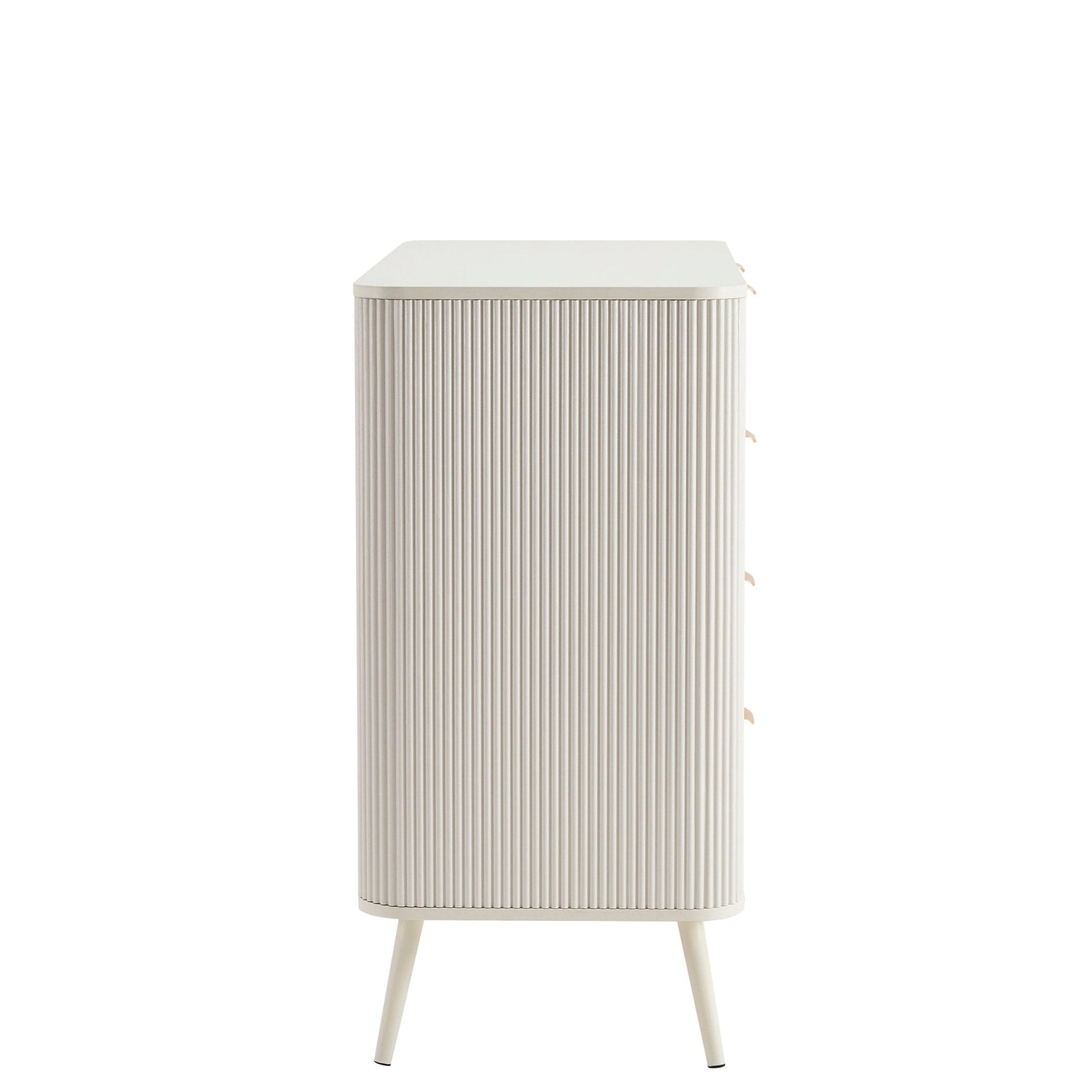 Hattie 5 Drawer Chest - Warm White - DUSK