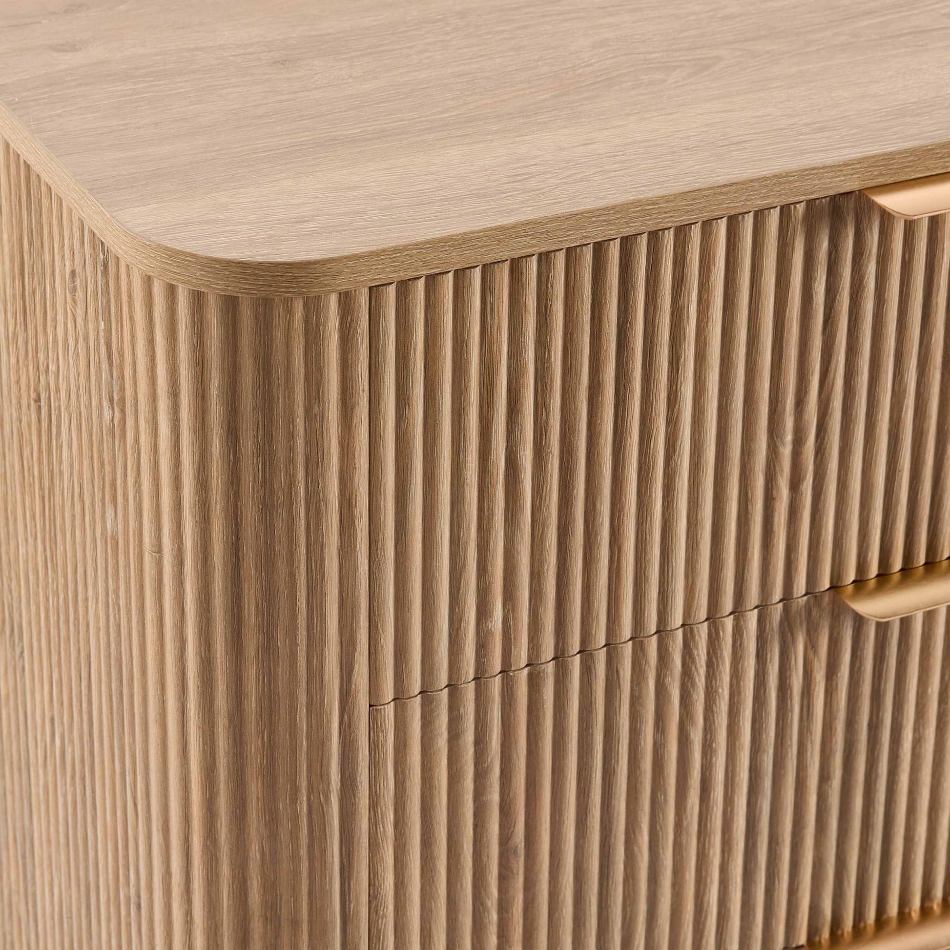 Hattie 6 Drawer Large Chest - Light Wood - DUSK