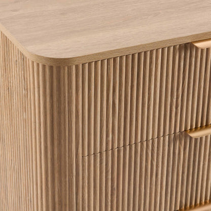 Hattie 6 Drawer Large Chest - Light Wood - DUSK