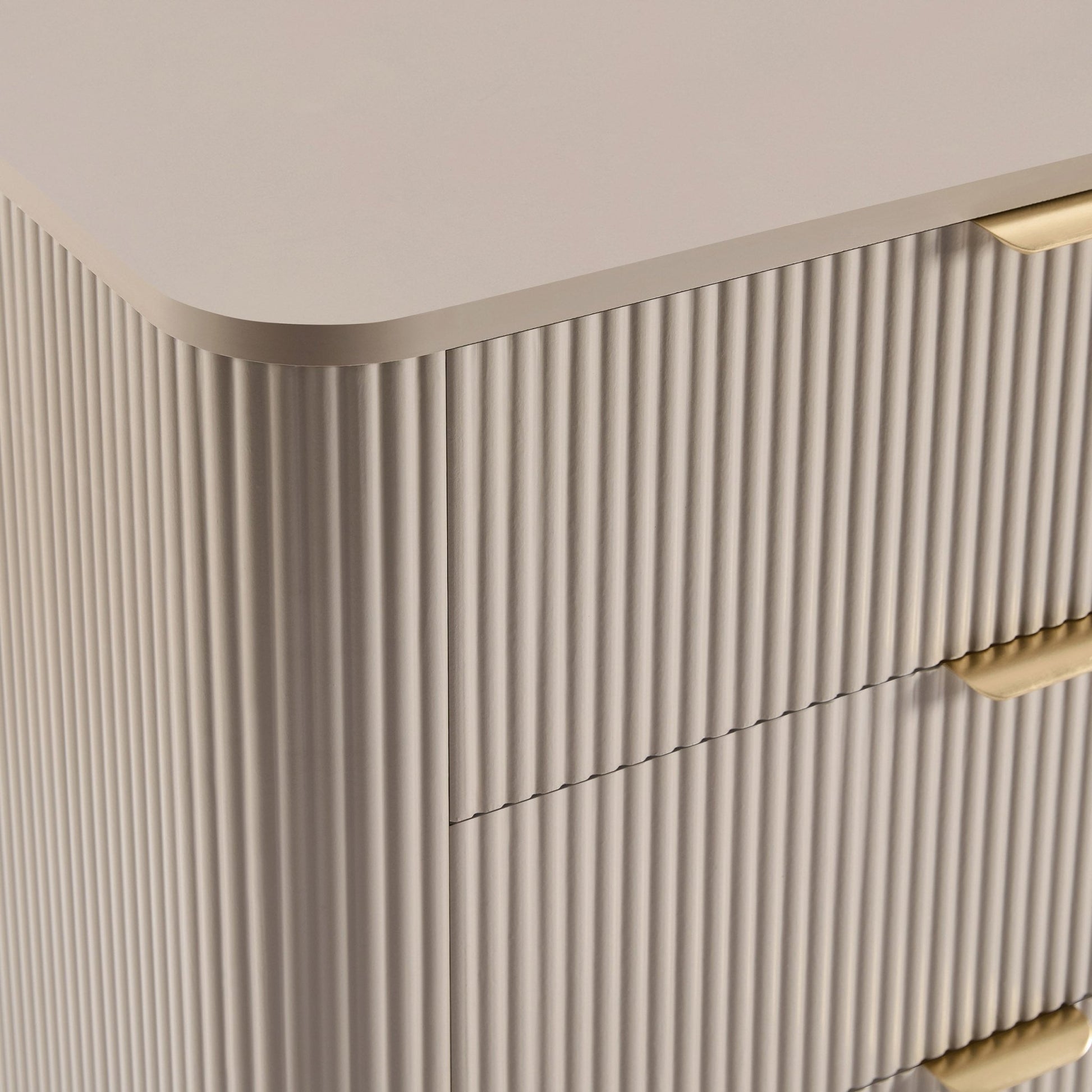 Hattie 6 Drawer Large Chest - Taupe - DUSK