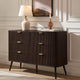 Hattie 6 Drawer Large Chest - Walnut - DUSK