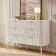 Hattie 6 Drawer Large Chest - Warm White - DUSK