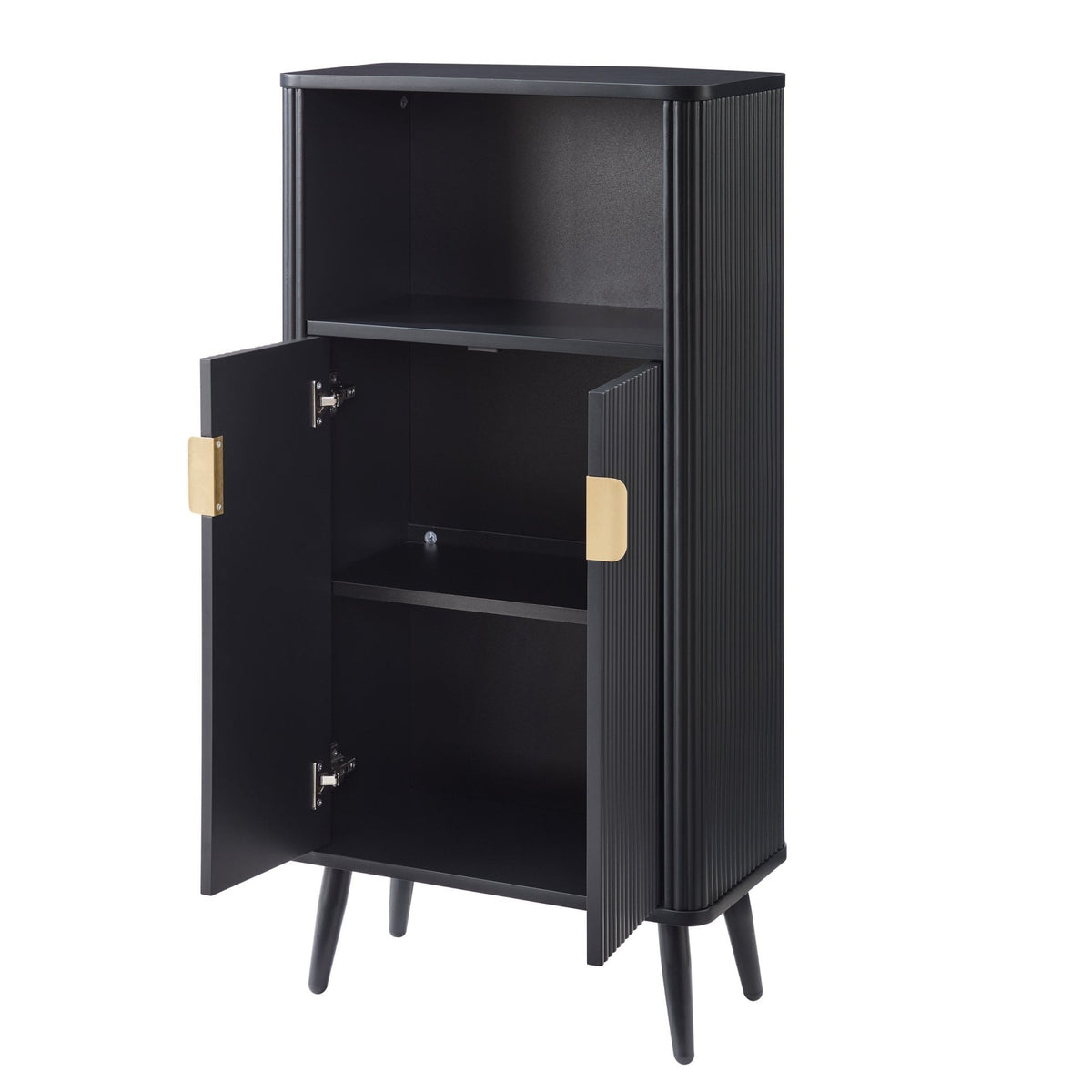 Hattie Bathroom Storage Cabinet - Black - DUSK