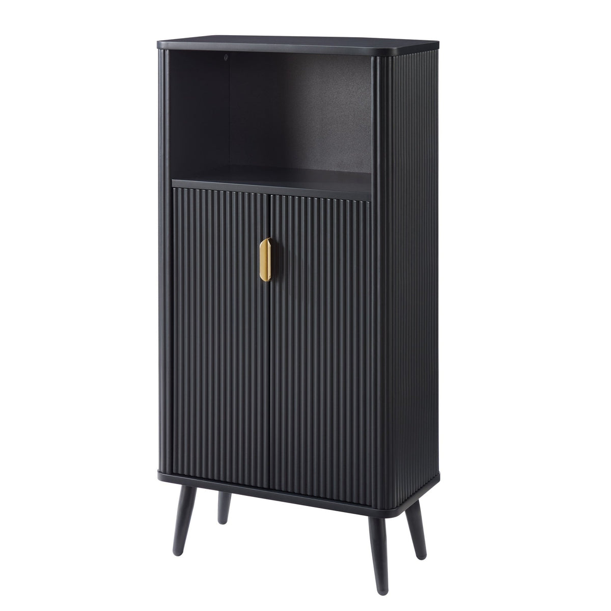Hattie Bathroom Storage Cabinet - Black - DUSK