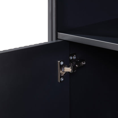 Hattie Bathroom Storage Cabinet - Black - DUSK