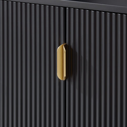 Hattie Bathroom Storage Cabinet - Black - DUSK