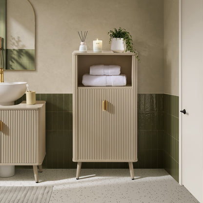 Hattie Bathroom Storage Cabinet - Oyster - DUSK
