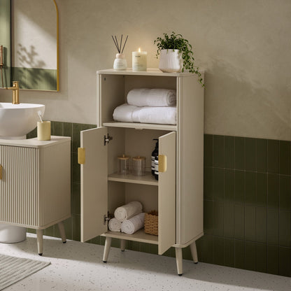 Hattie Bathroom Storage Cabinet - Oyster - DUSK