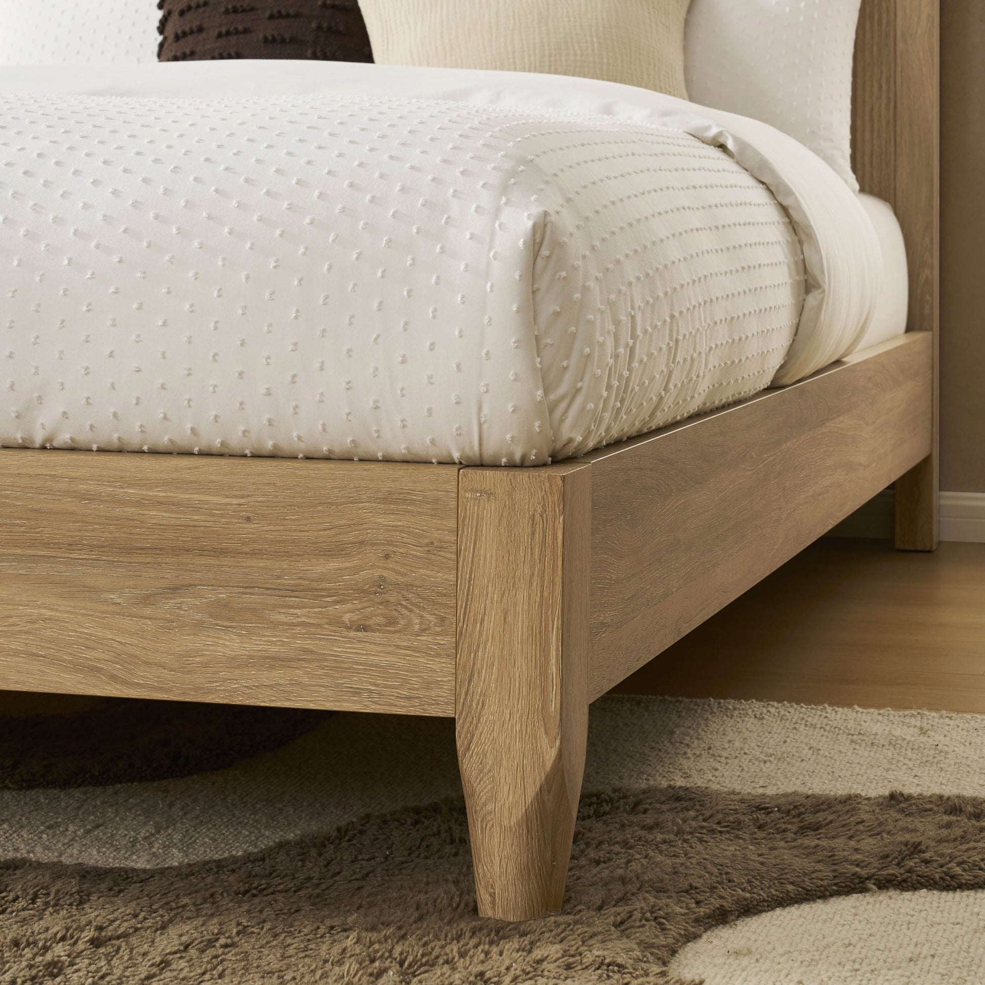 Hattie Bed Frame - Light Wood - DUSK