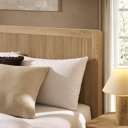 Hattie Bed Frame - Light Wood - DUSK