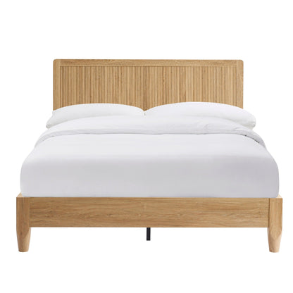 Hattie Bed Frame - Light Wood - DUSK