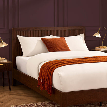 Hattie Bed Frame - Wood Walnut - DUSK